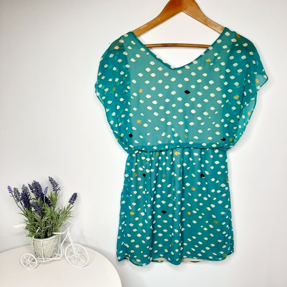 Lush chiffon dress size S - Picture 2 of 6